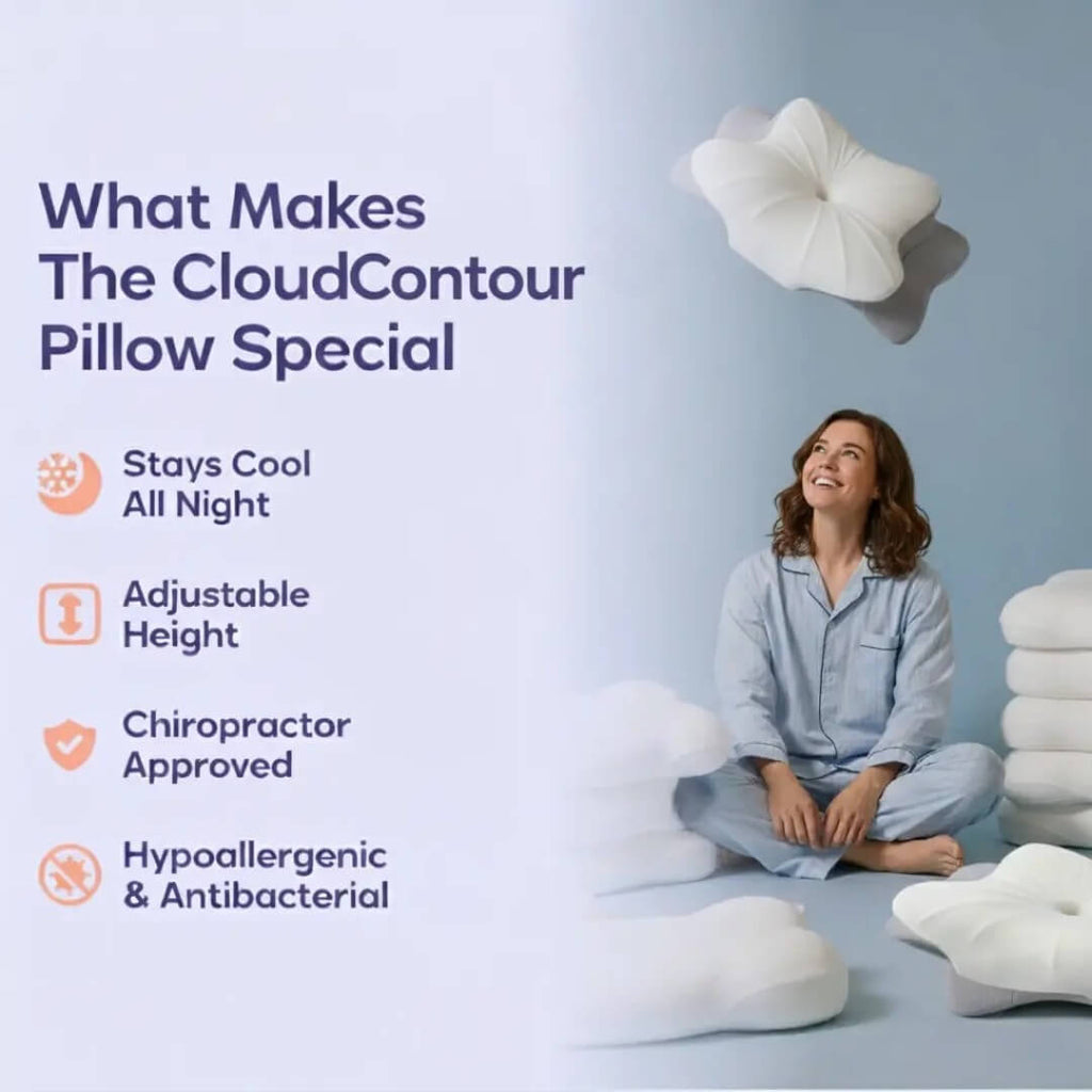 CloudContour Memory Foam Pillow