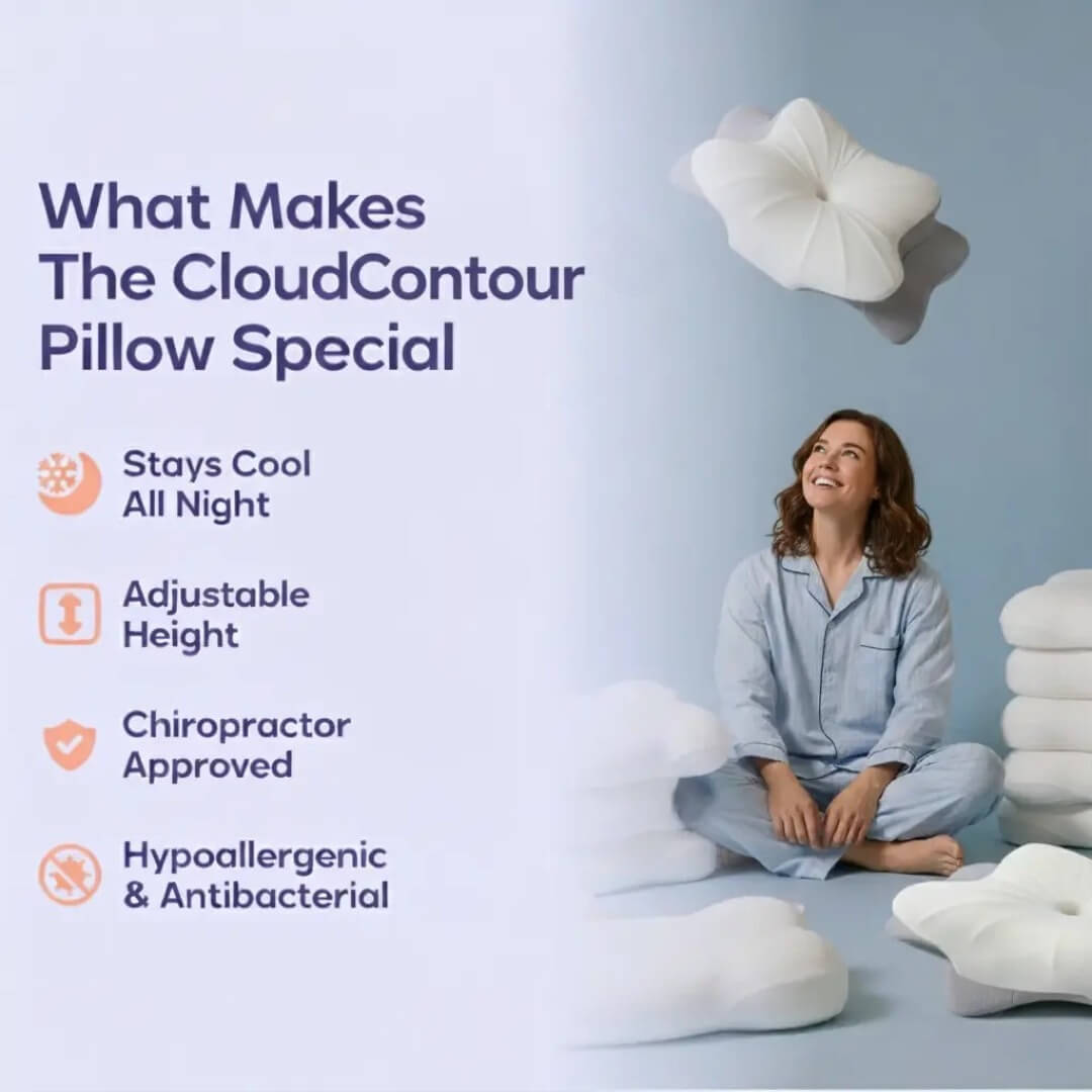 CloudContour Memory Foam Pillow