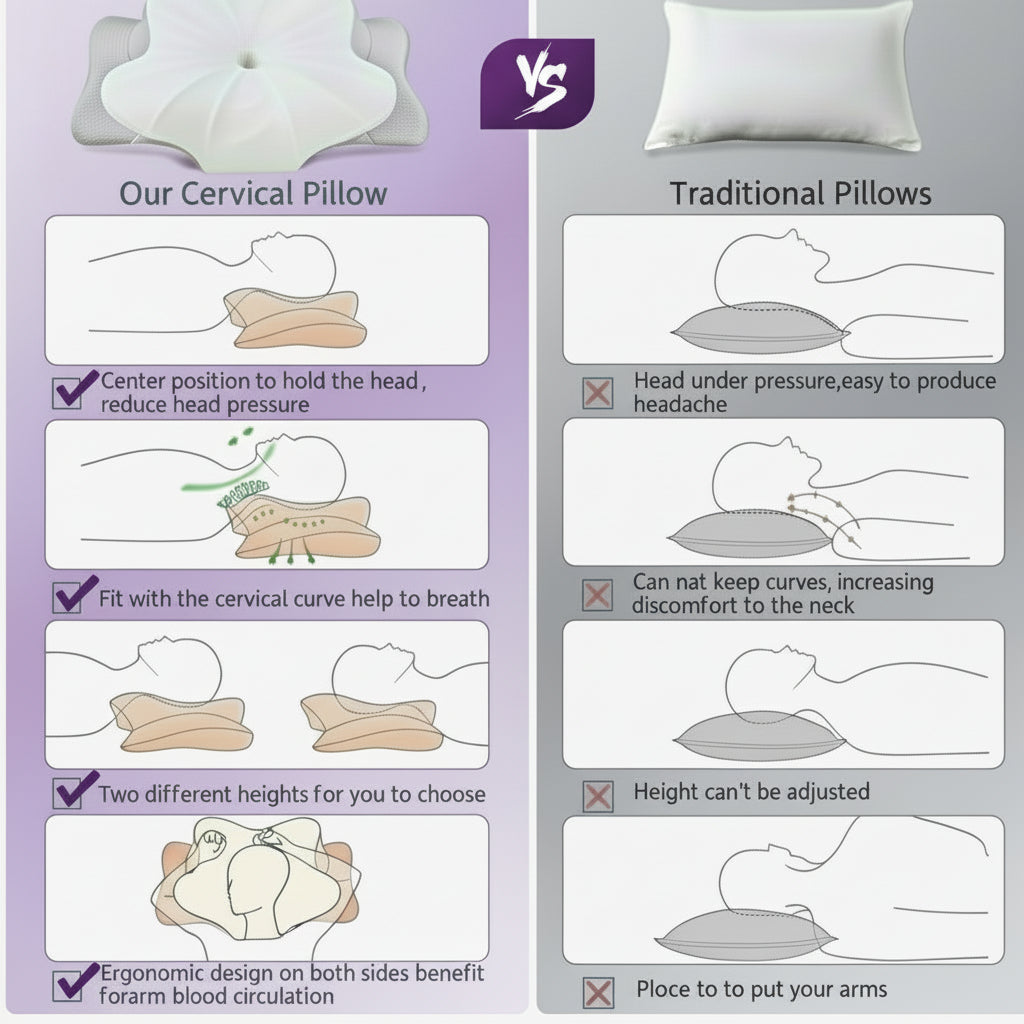 CloudContour Memory Foam Pillow