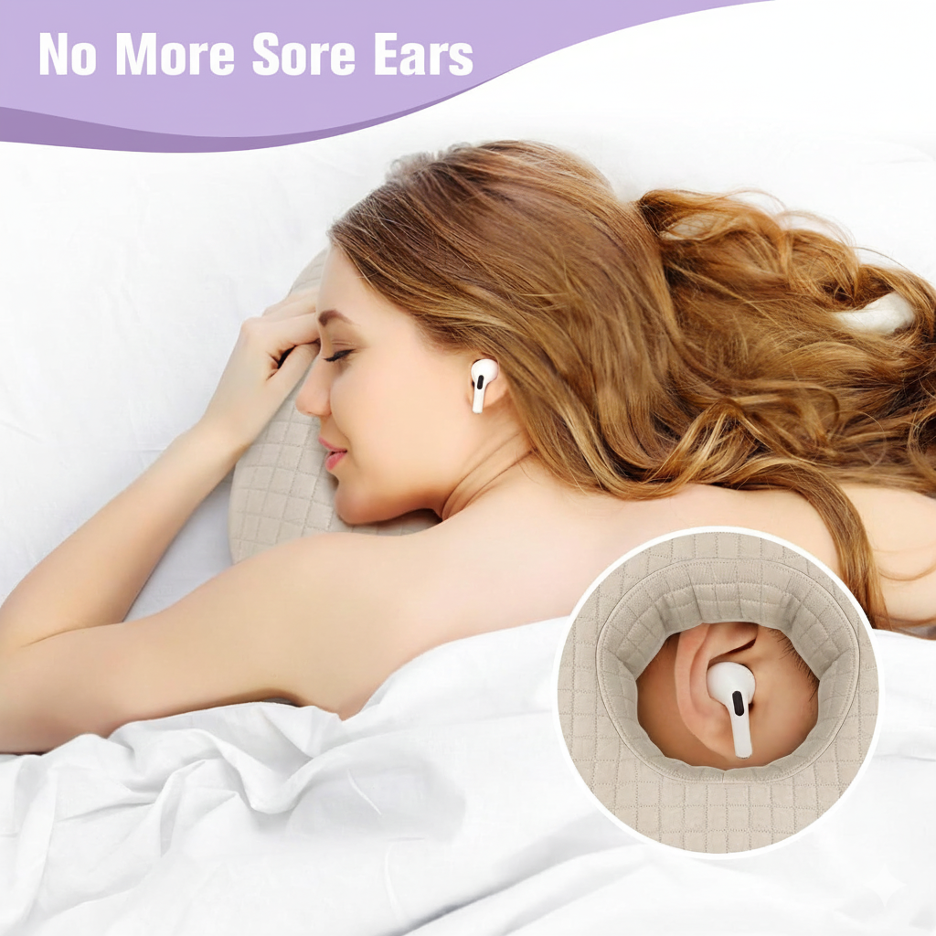 Calmerax Cotton Comfort Ear Pillow