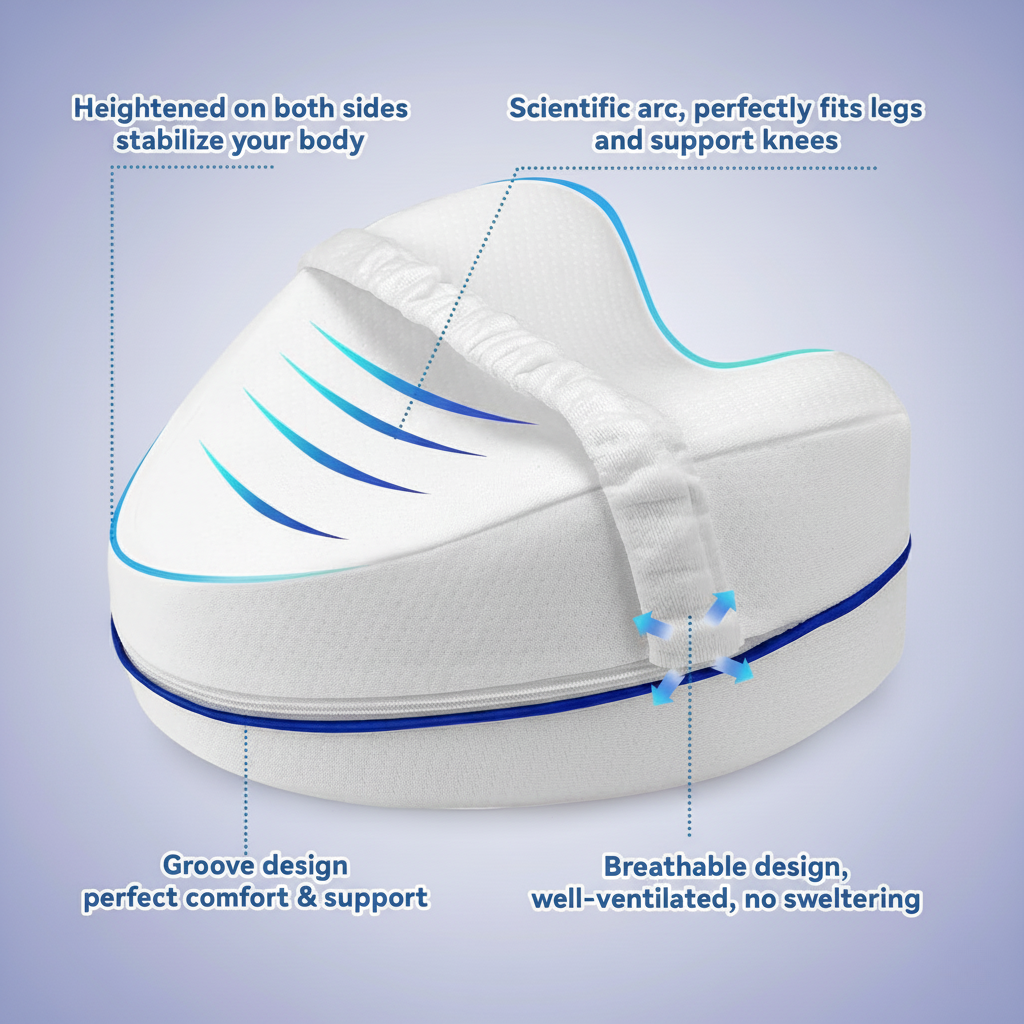 AlignRest Knee Pillow for Side Sleepers