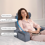 CozyLift Adjustable Bed Backrest Pillow